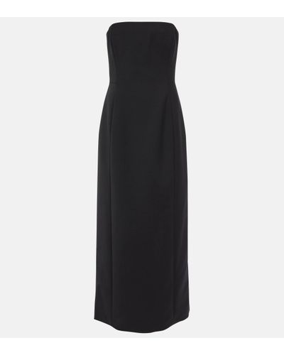 Gabriela Hearst Wool Maxi Dress - Black