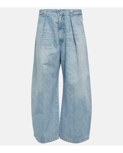 Citizens of Humanity Payton High-rise Wide-leg Jeans - Blue