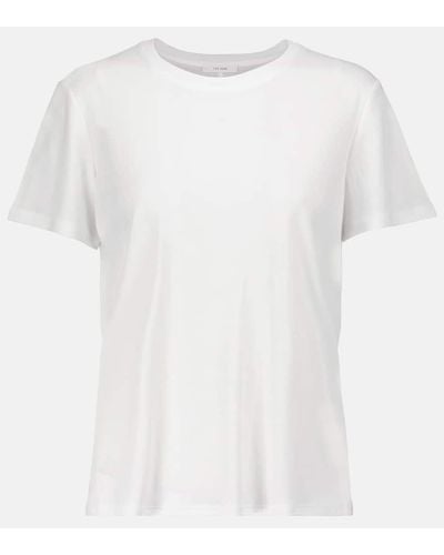 The Row Wesler T-shirt Aus Baumwoll-jersey - Weiß