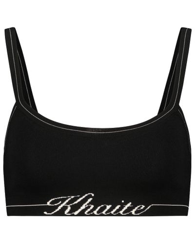 Khaite Cashmere EDA Soft Bralette Top women - Glamood Outlet