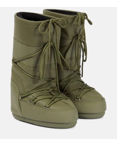 Green Moon Boot Shoes for Women | Lyst