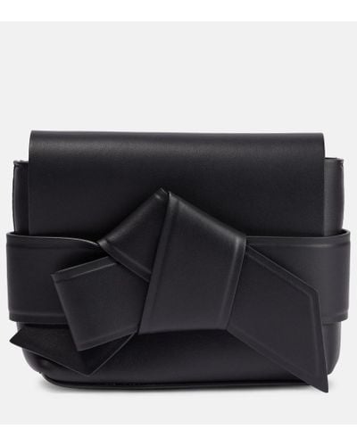 Acne Studios Musubi Mini Leather Crossbody Bag - Black