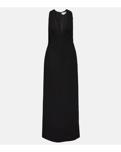 Gabriela Hearst Ode Wool Maxi Dress - Black