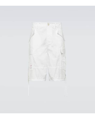 Undercover Shorts in cotone - Bianco