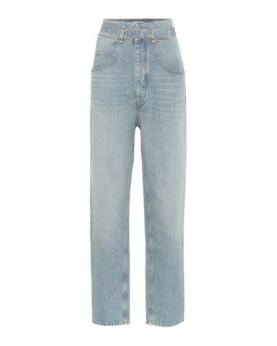 Isabel Marant Gloria High-rise Straight Jeans - Blue