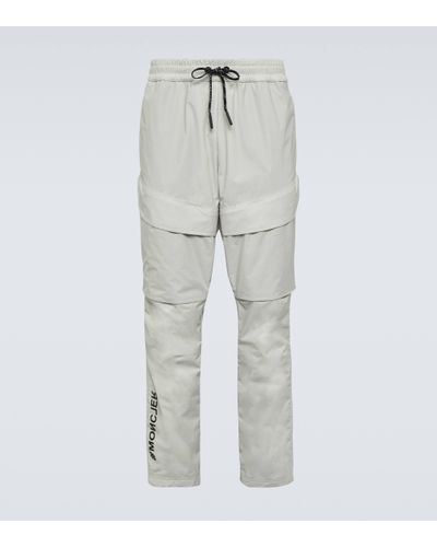 3 MONCLER GRENOBLE Day-namic Convertible Cargo Trousers - Grey
