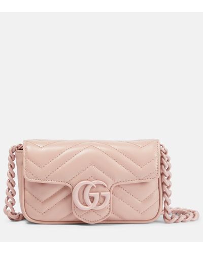 Gucci GG Marmont Belt Bag - Pink