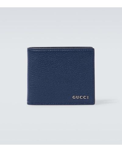 Gucci Portemonnaie aus Leder - Blau