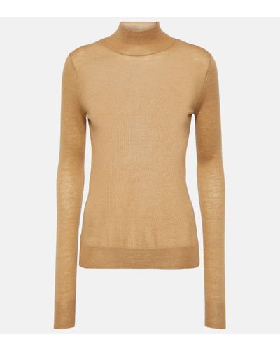 JOSEPH Cashmere Turtleneck Jumper - Natural