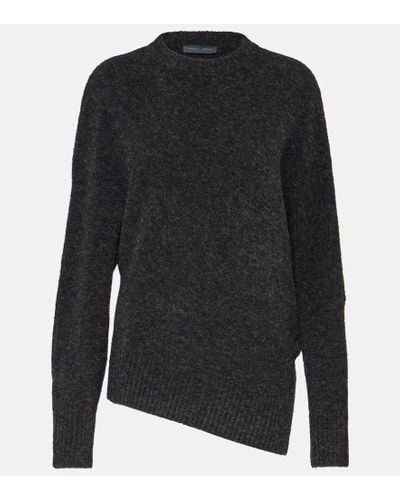 Proenza Schouler Slouchy Wool-blend Sweater - Black
