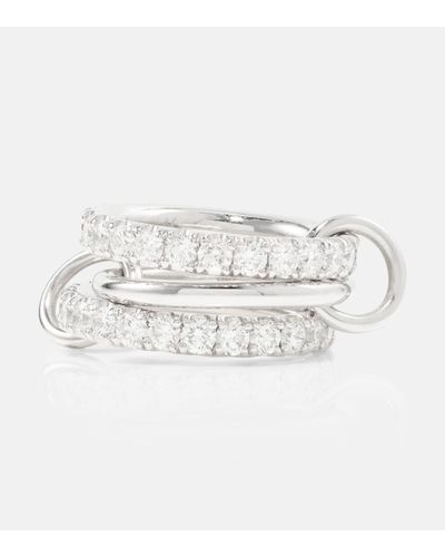 Spinelli Kilcollin Juno 18kt White Gold Ring With Diamonds - Metallic