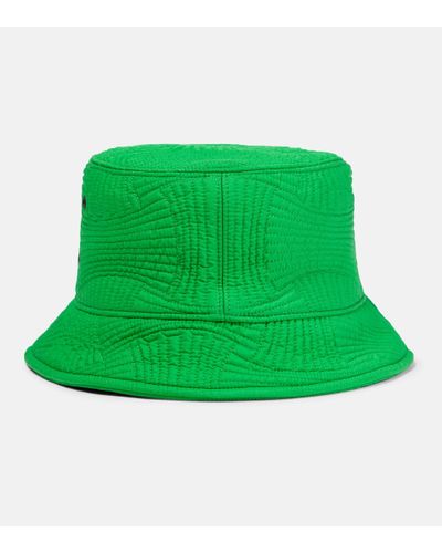 Bottega Veneta Sombrero de pescador en nylon - Verde