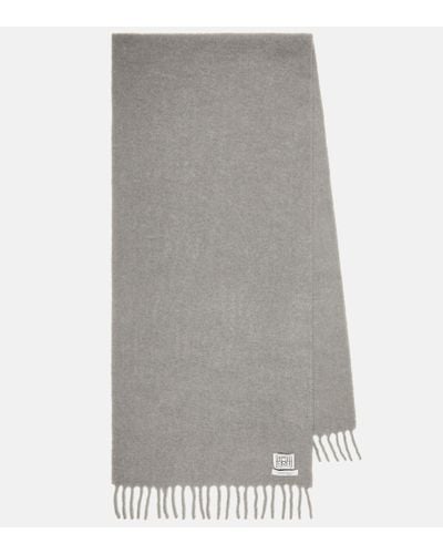 Totême Schal aus einem Mohairgemisch - Grau