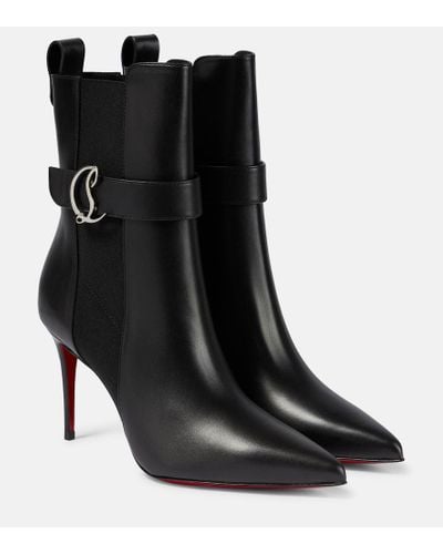 Christian Louboutin Stivaletti Chelsea CL in pelle - Nero