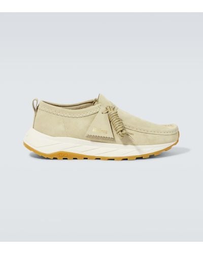 Clarks Walla Eden Lo Suede Sneakers - White