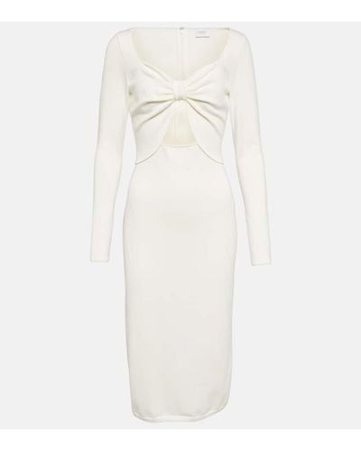 Giambattista Valli Cut-out Midi Dress - White