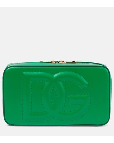 Dolce & Gabbana Dg Small Leather Camera Bag - Green
