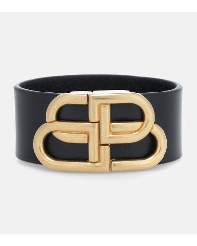 Balenciaga Clip Cut out-detail Bracelet - Gold
