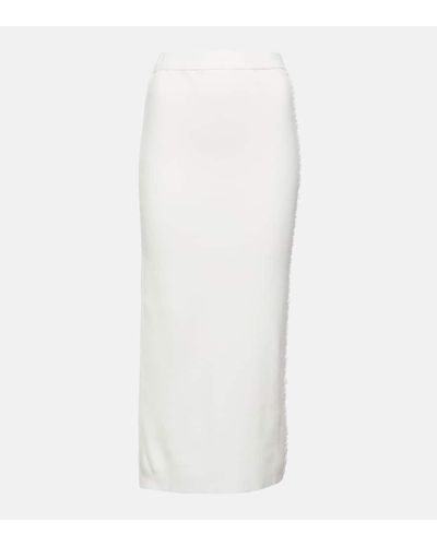 Altuzarra Bisa Midi Skirt - White