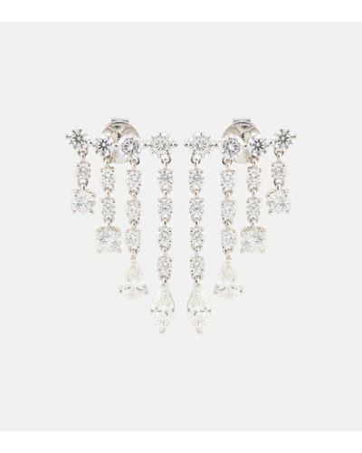 Anita Ko Ohrringe Small aus 18kt Weissgold mit Diamanten - Weiß