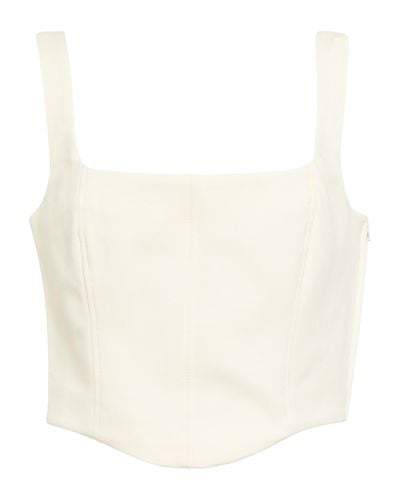 Sir. The Label Marco Crepe Bustier Top - White