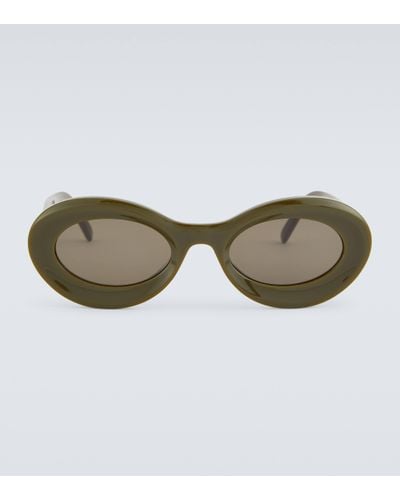 Loewe Paula's Ibiza Round Sunglasses - Brown