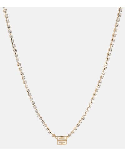 Givenchy 4g Swarovski® Crystal-embellished Necklace - Metallic