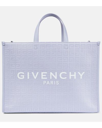 Givenchy Borsa G-Tote Medium in canvas - Blu
