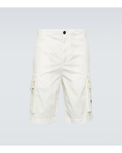 C.P. Company Cargo-Shorts aus Twill - Weiß