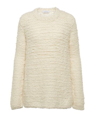 Gabriela Hearst Clarissa Lantern-Sleeve Cashmere Sweater