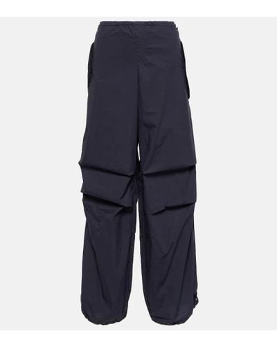 AG Jeans Cotton Cargo Pants - Blue