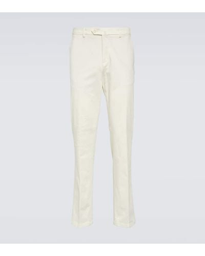 Loro Piana Cotton Slim Pants - White