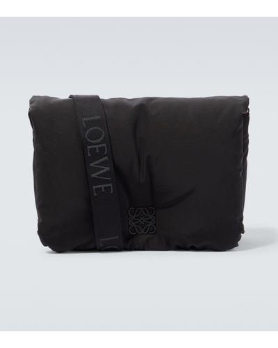 Loewe Messenger Bag Goya Puffer Anagram Medium - Schwarz
