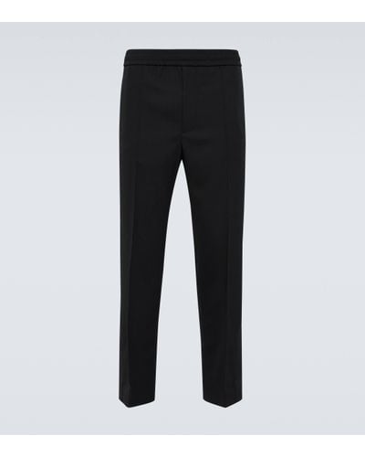 Gucci Cropped Straight Trousers - Black