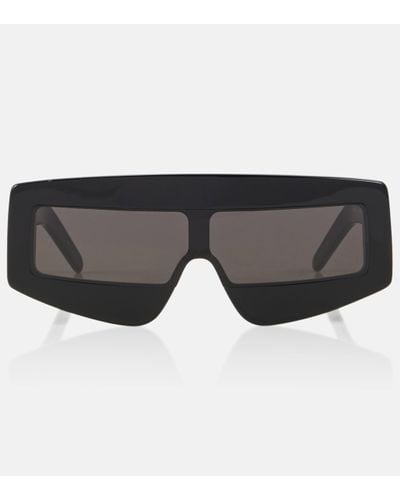 Rick Owens Phleg Flat-brow Sunglasses - Black