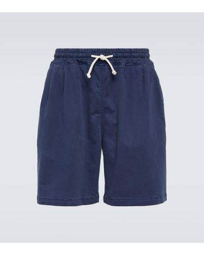 Frankie Shop Shorts Pierce aus einem Baumwollgemisch - Blau