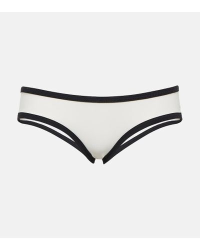 Marysia Swim Ligne Low-rise Bikini Bottoms - White