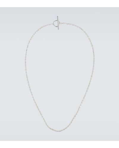 All_blues Rope Sterling Silver Necklace - White