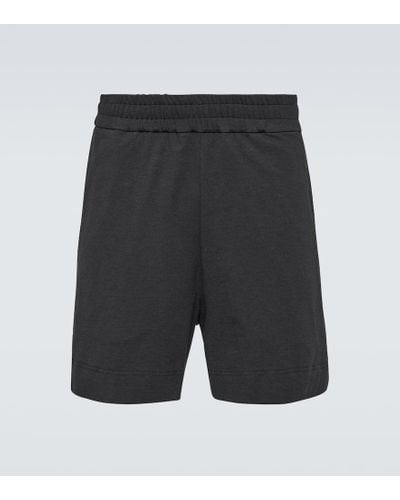 Jil Sander Cotton-blend Shorts - Gray