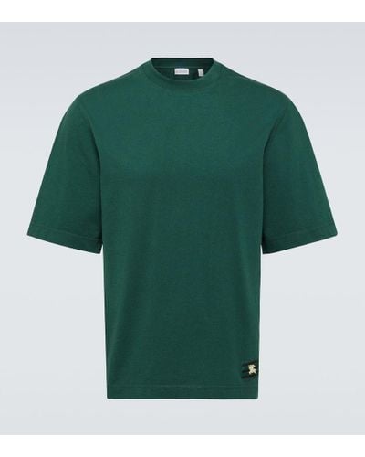 Burberry T-Shirt aus Baumwoll-Jersey - Grün