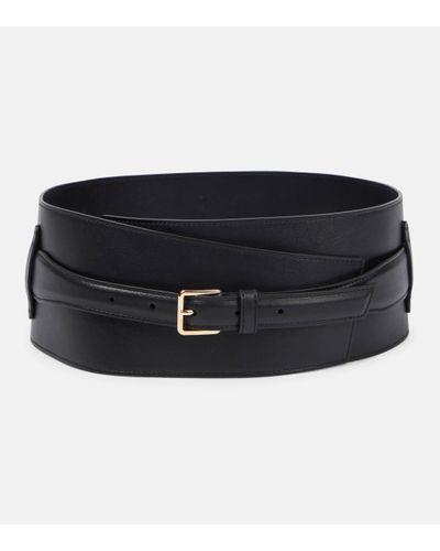 Altuzarra Wrap Leather Belt - Black