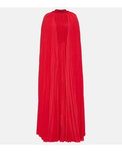 Balenciaga Robe longue - Rouge