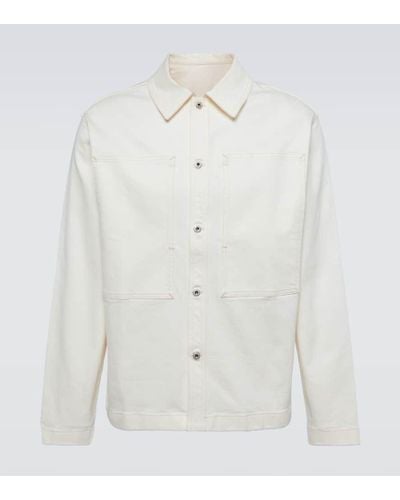 KENZO Camicia di jeans con logo - Bianco