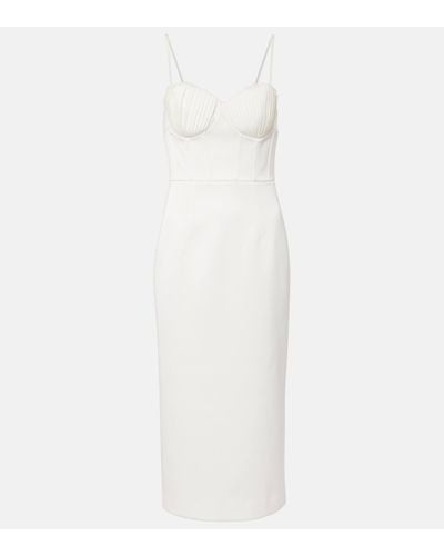 Rebecca Vallance Bridal Delaney Midi Dress - White