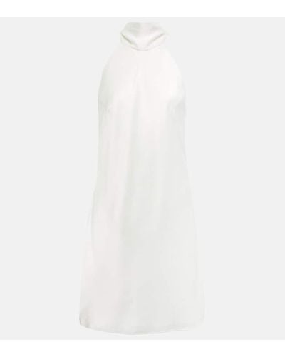Galvan London Bridal Minikleid aus Satin - Weiß