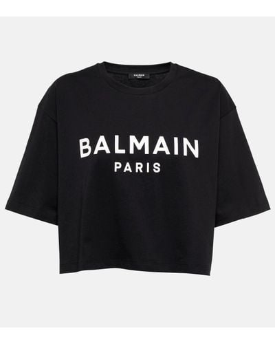Balmain Tops > t-shirts - Noir