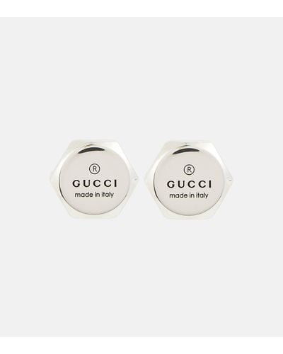 Gucci Boucles d'oreilles en argent sterling - Blanc