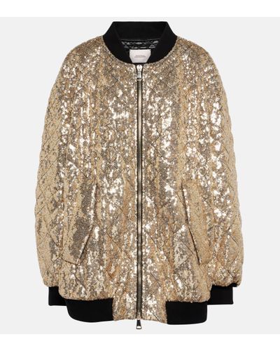 Dorothee Schumacher Veste Shimmering Attraction a sequins - Neutre