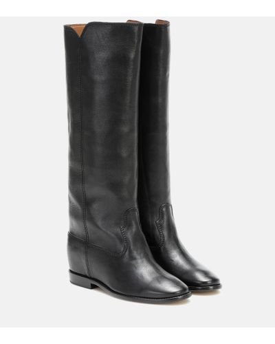 Isabel Marant Chess Boots Black - Schwarz