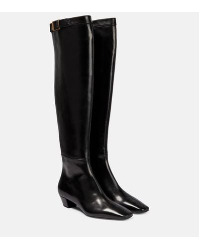 Tom Ford Leather Over-the-knee Boots - Black